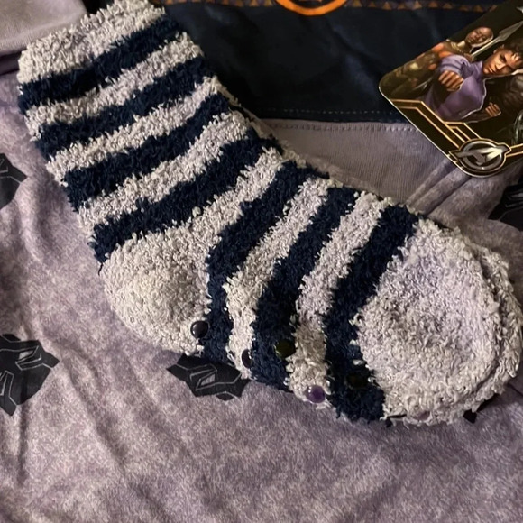 Marvel black panther wakanda forever kids pajama set, size small 6/6x - Picture 4 of 14